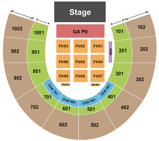 Forest Hills Stadium Dave Matthews Band Seating Chart